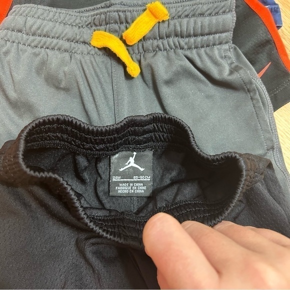 2T Jordan Nike Carter’s Shorts Bundle Sports Football Baseball Lot 24 mos Tan - Picture 2 of 9